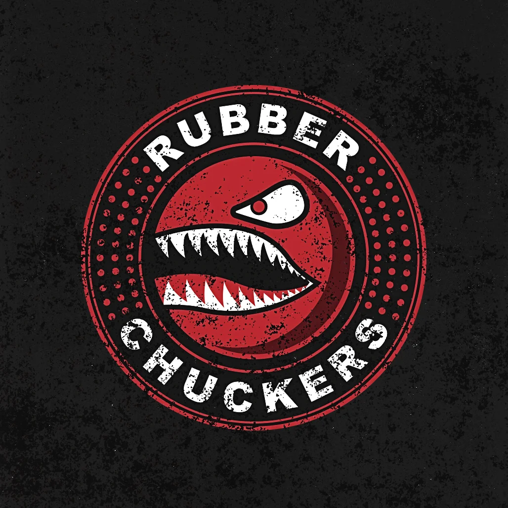 Rubber Chuckers Dodgeball Team Logo