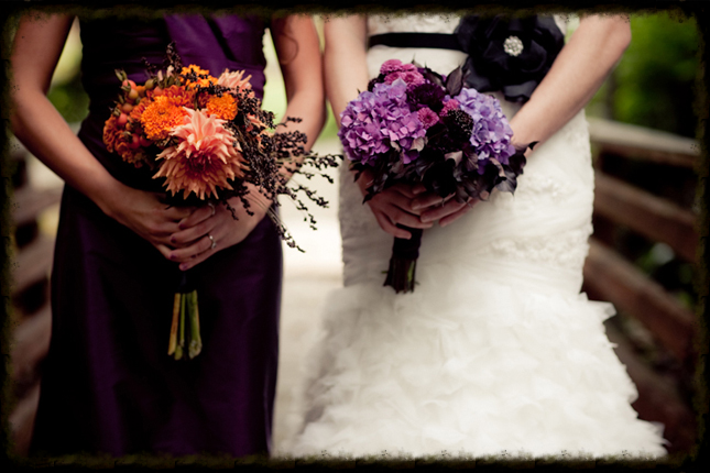 Bouquets that aren't so spooky but classic. 