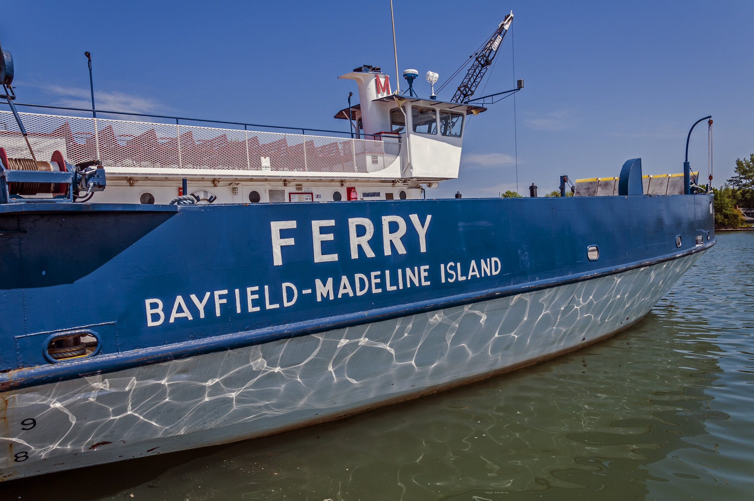  The Madeline Island Ferry on Lake Superior 