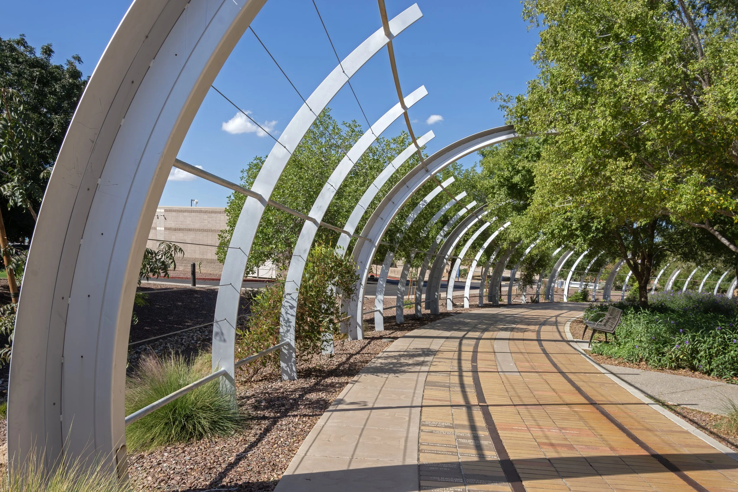 Centennial Plaza: Decades Walk located in Peoria, Arizona