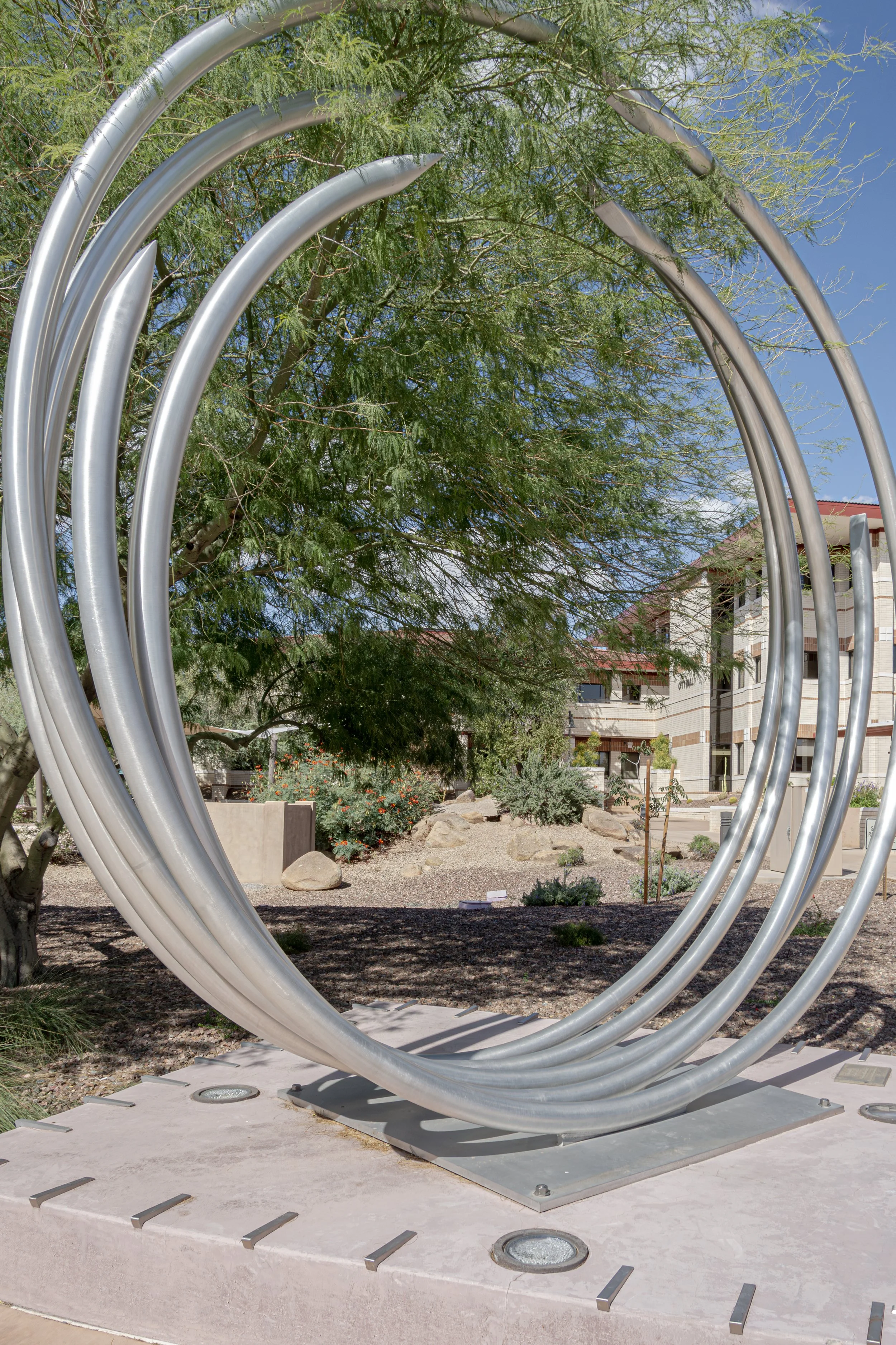  Centennial Park: Peoria, Arizona  Aureole Sculpture Artist: Gordon Huether 
