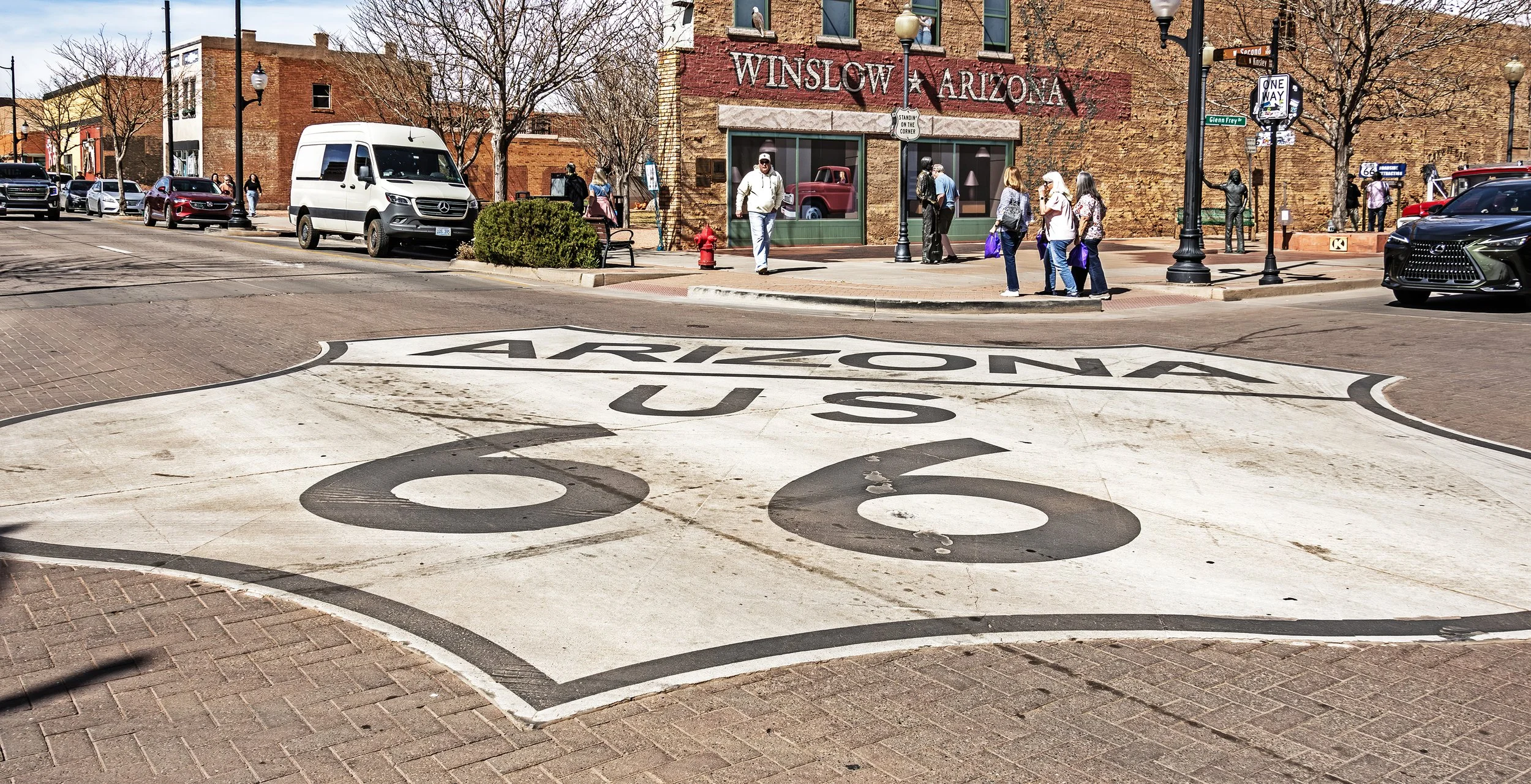 Transcontinental Highway Route 66: Winslow, Arizona 