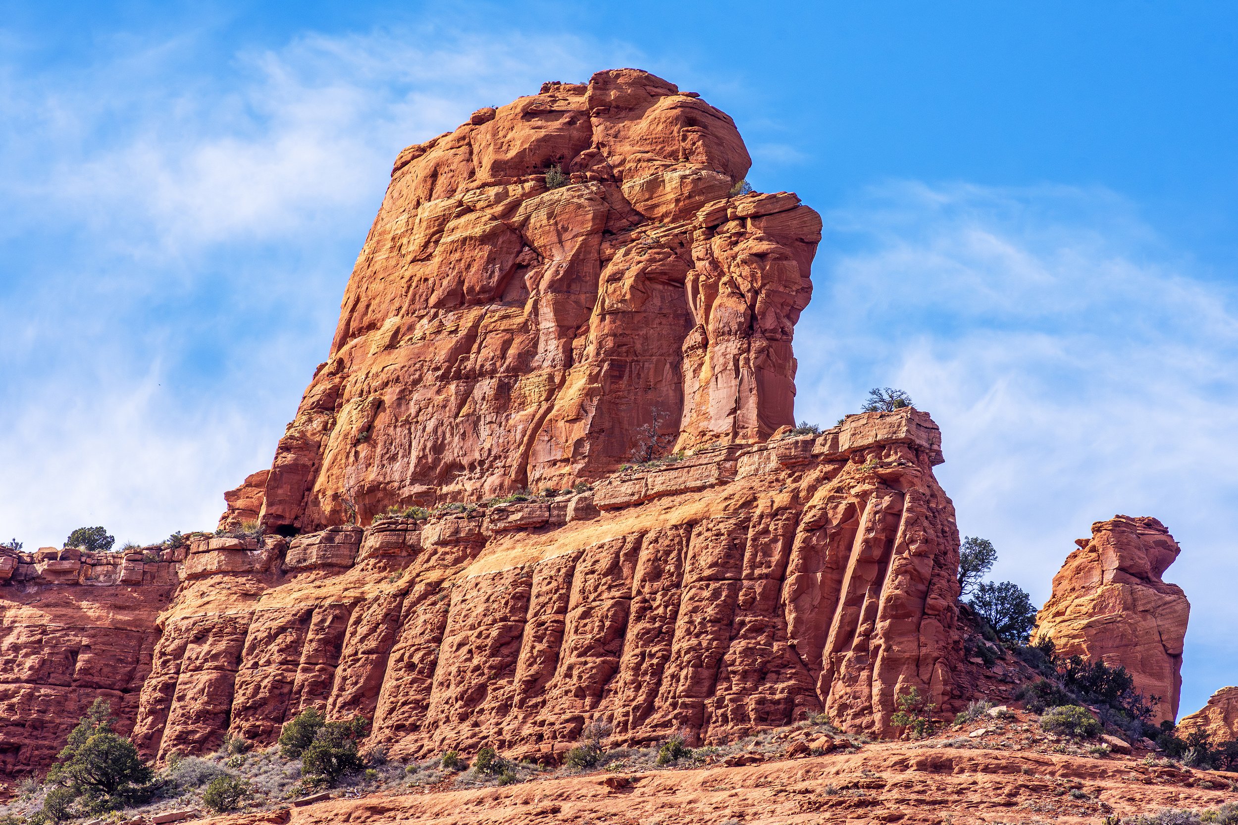  Sedona's Red Rocks: Capital Butte Rock: Sedona, Arizona 