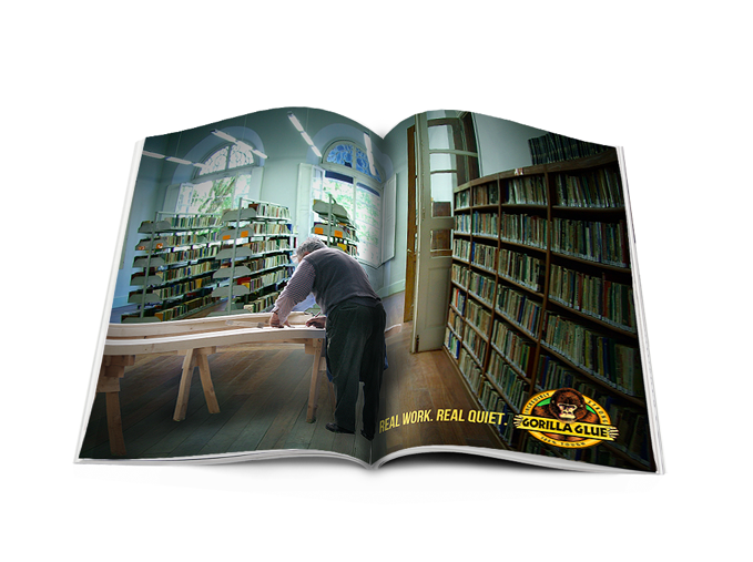 Gorilla Glue Visual Ad