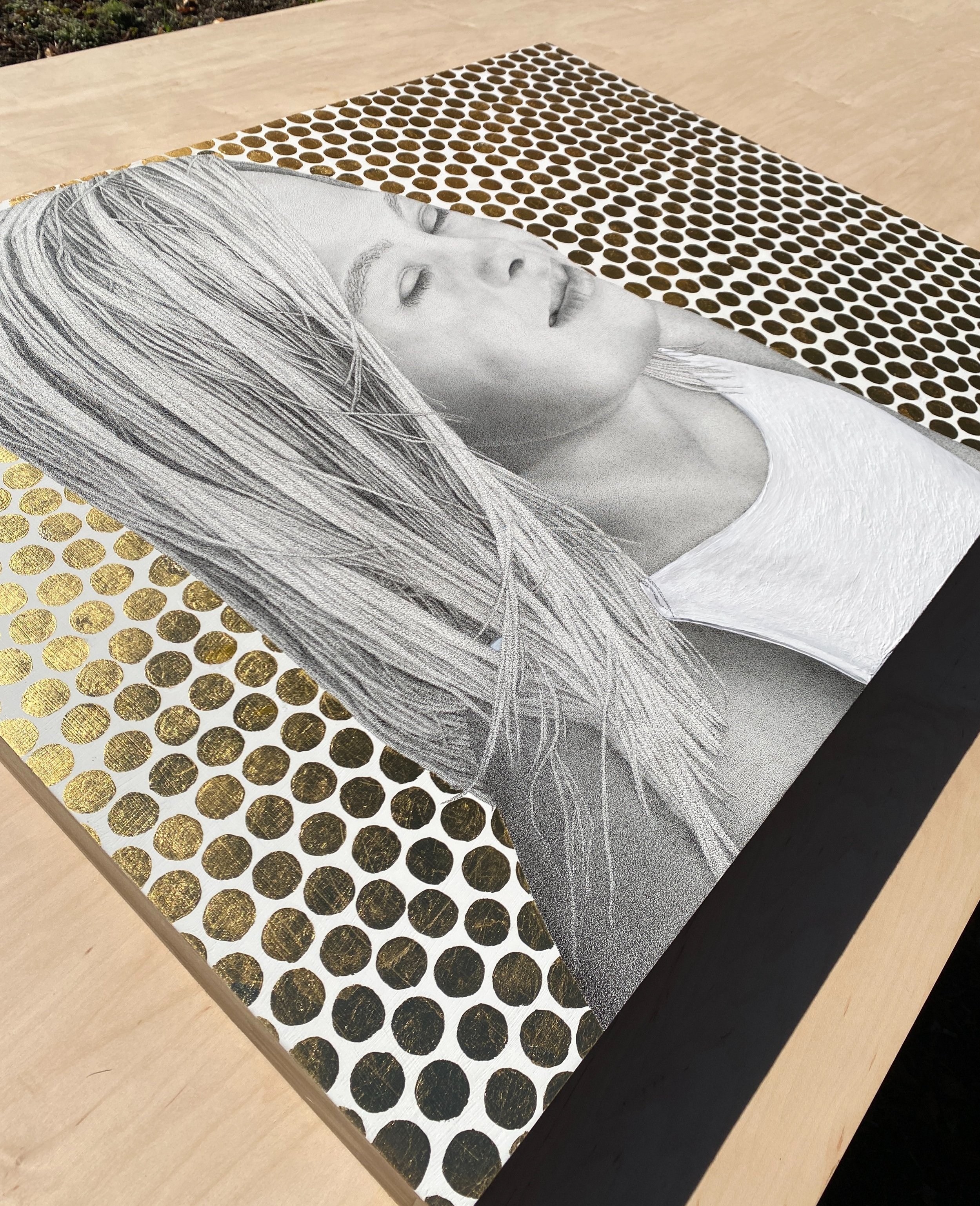 SOFIA SMILE (Angled Gold Leaf Shot)