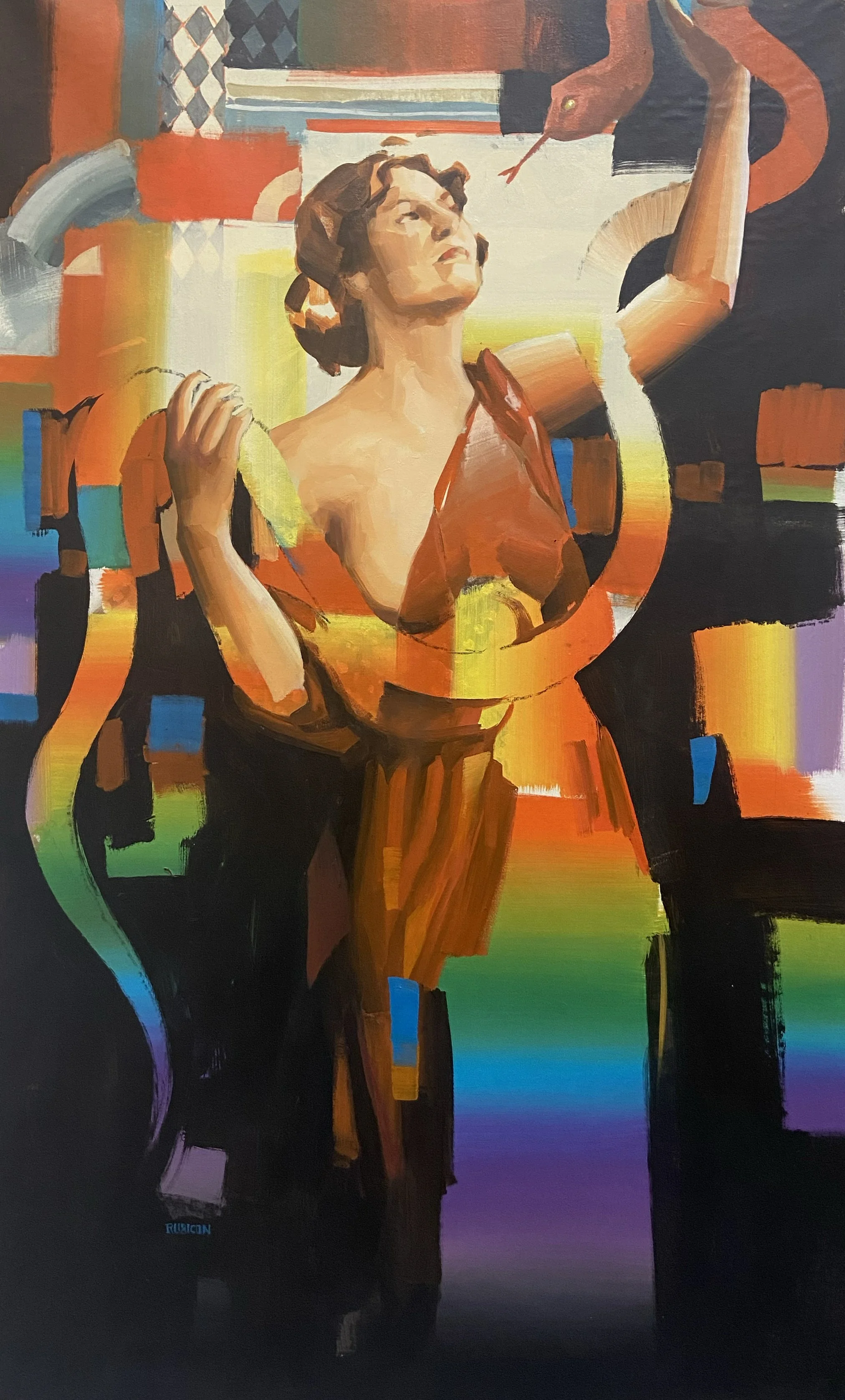   EVE    oil on canvas, 89×50cm, 2024, contact the artist for details 