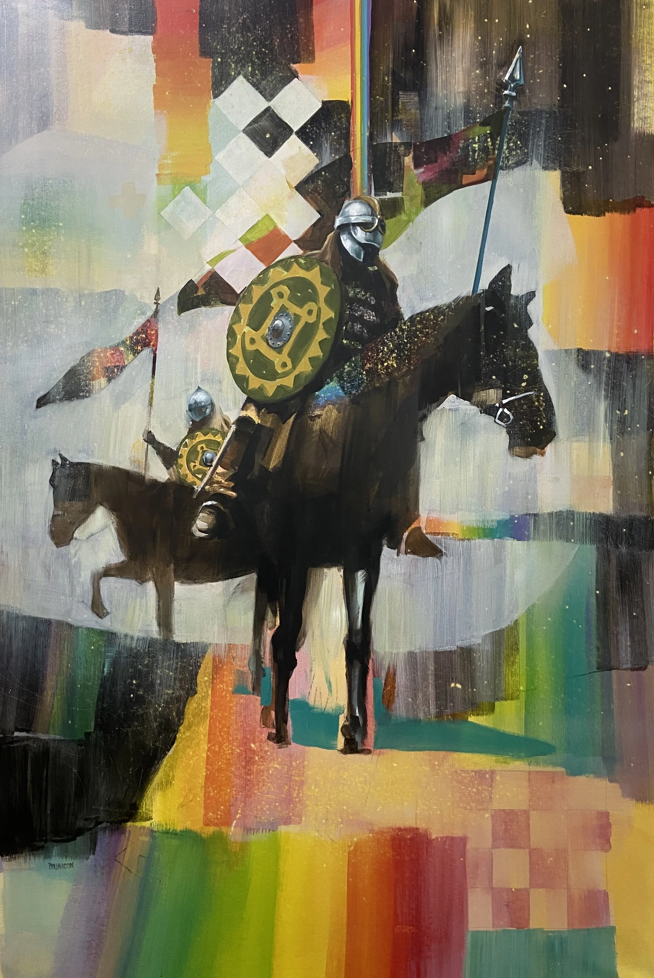   VALHALLA   oil on canvas, 89×60cm, 2024, contact the artist for details 