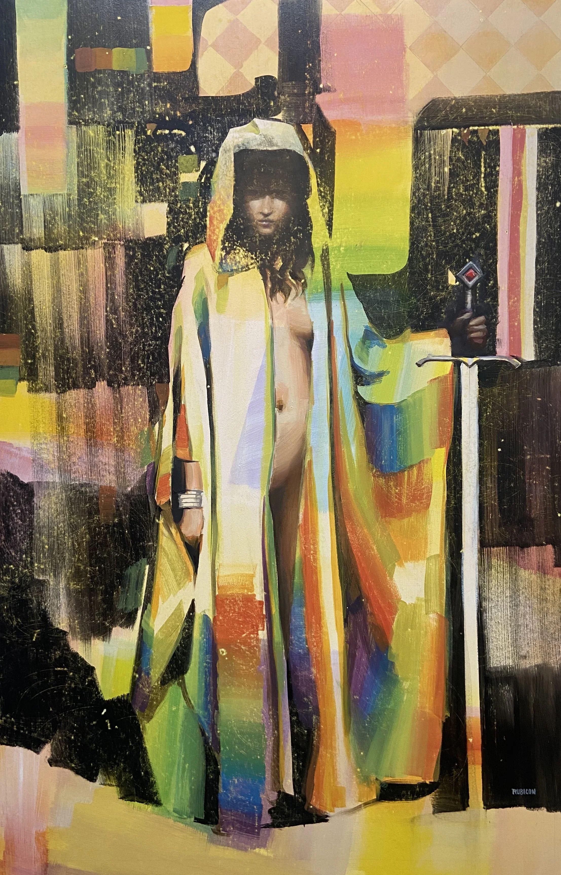   BOUDICA   oil on canvas, 89×60, 2024, contact the artist for details 