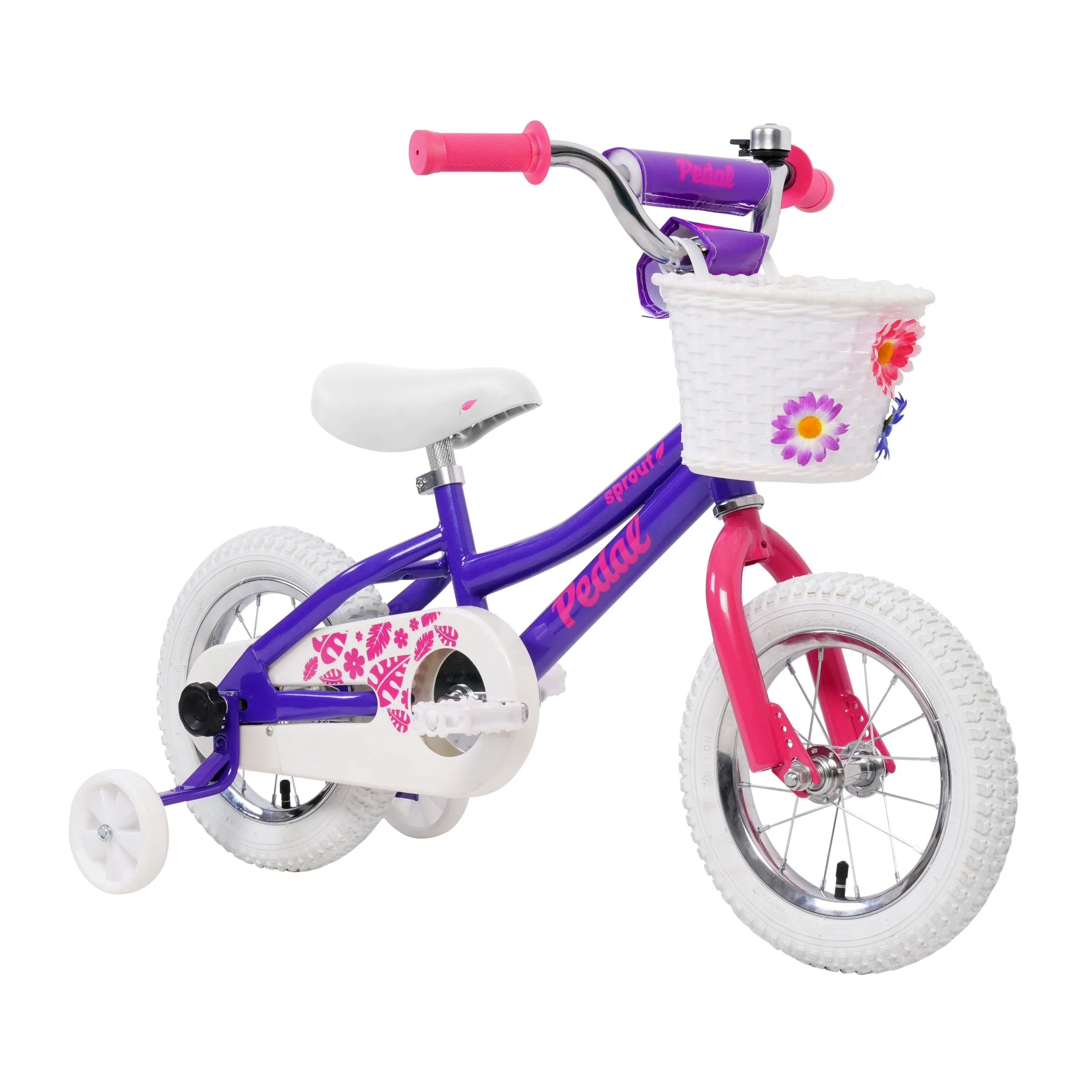 Pedal Sprout Steel Kids Bike Pink 