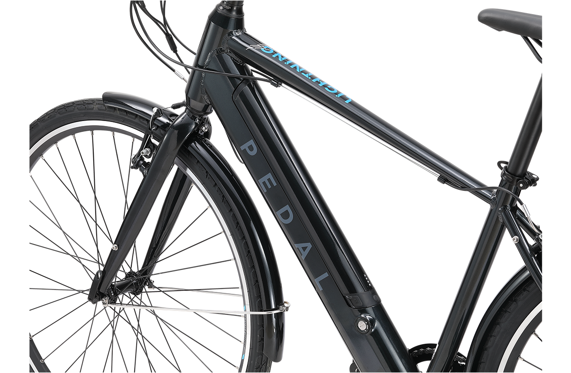 Pedal Lightning Electric Hybrid Black — Pedal Bikes Quality adult