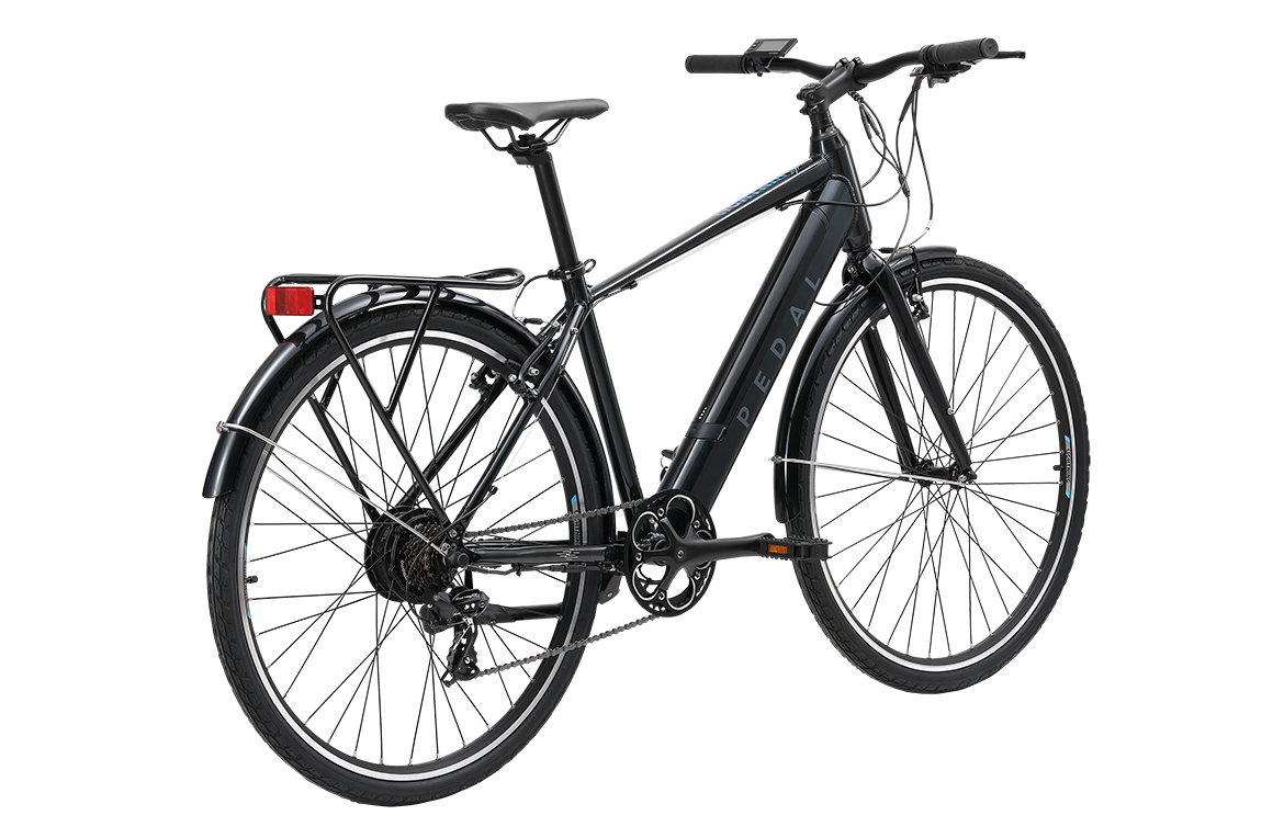 kin Tulpen Kader Pedal Lightning Electric Hybrid Black — Pedal Bikes | Quality adult bikes  for as low as $299