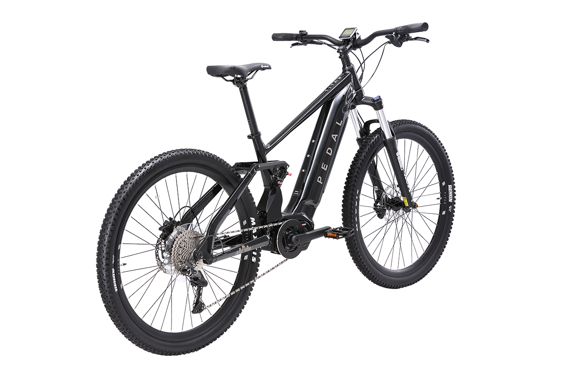 Pedal Titan Electric Mountain Bike Black / Silver — Pedal Bikes