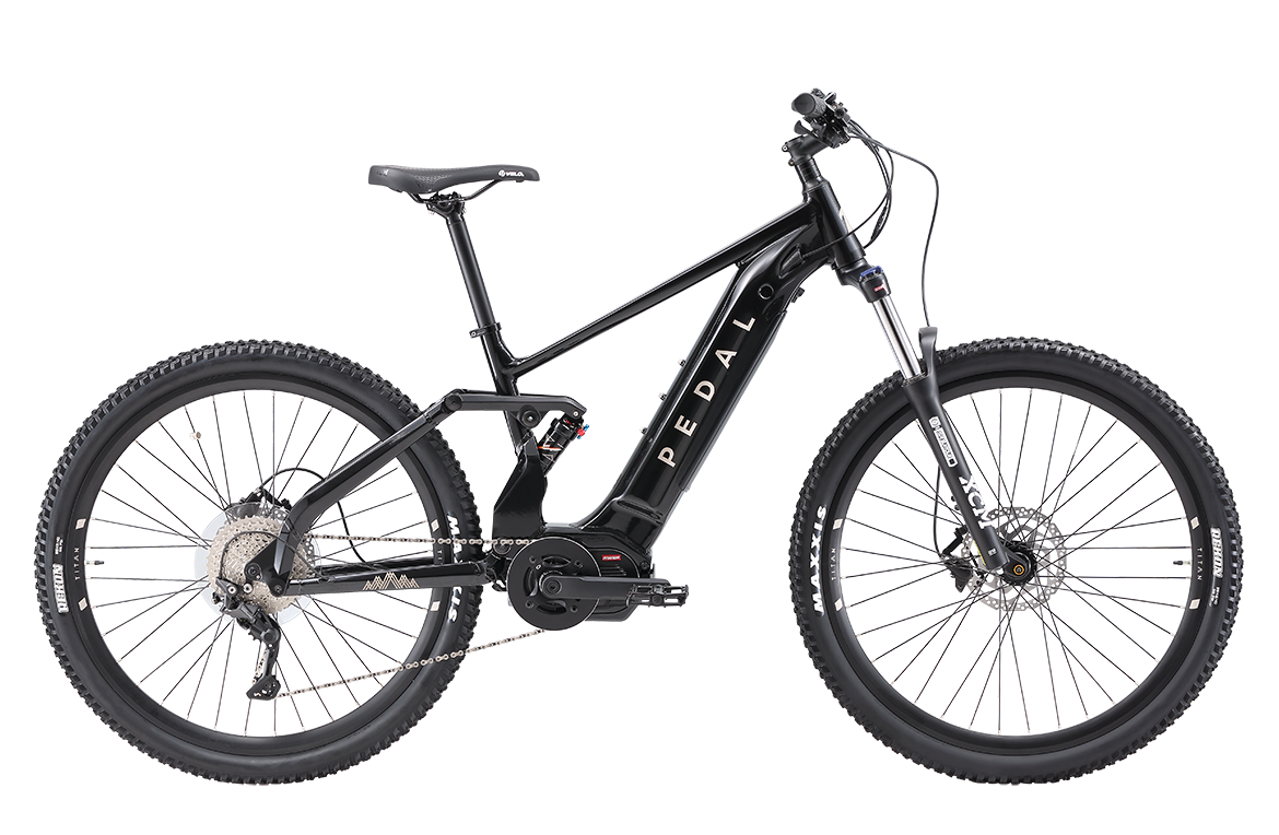 Pedal Titan Electric Mountain Bike Black / Silver — Pedal Bikes