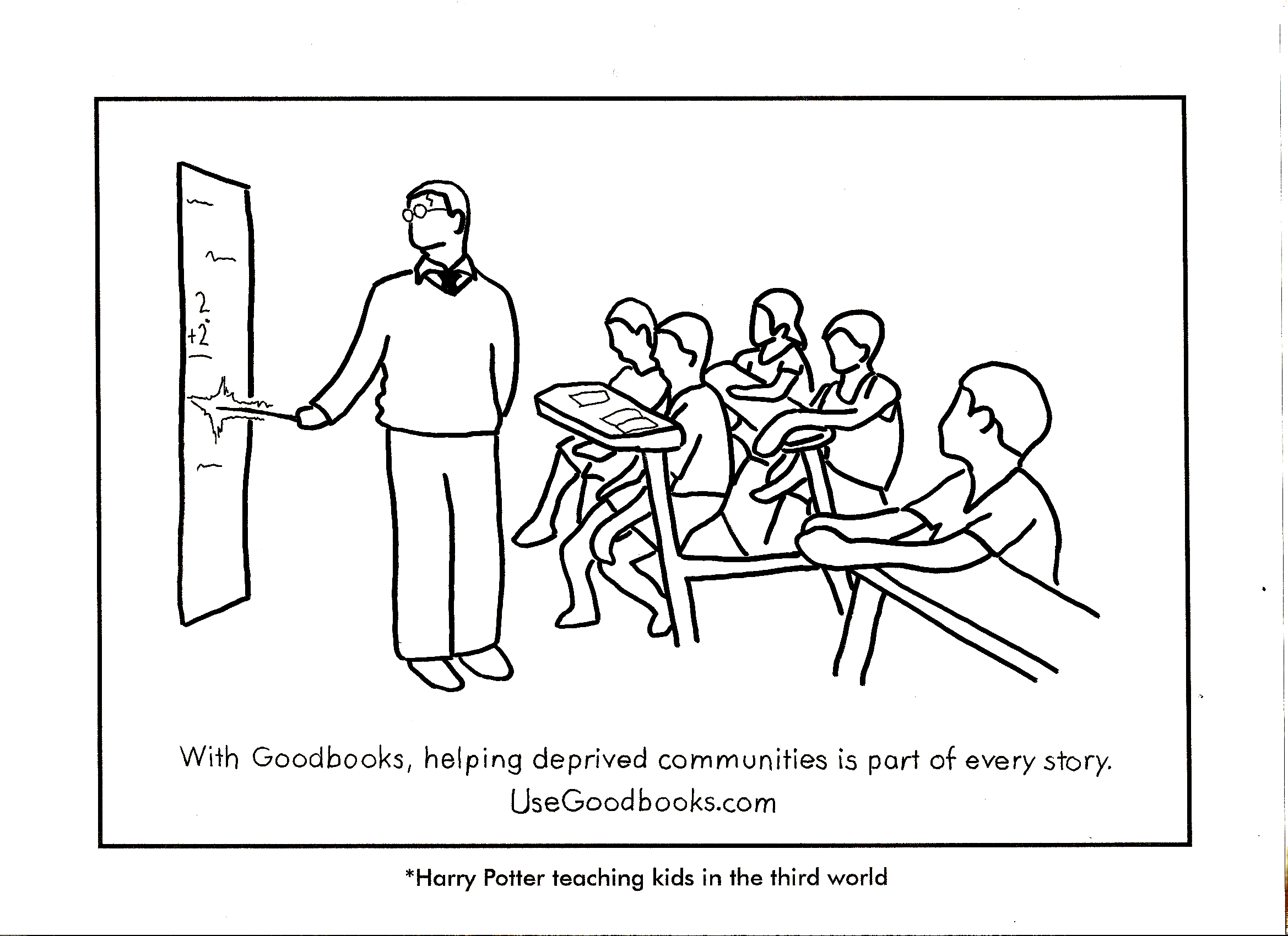 Prop: Proceeds from Goodreads go to charity.