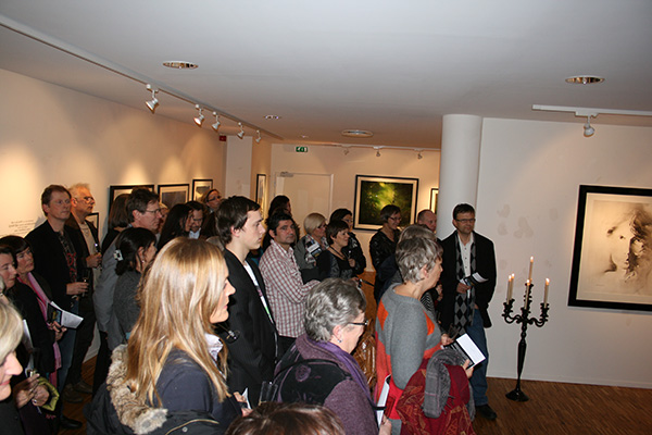 From the opening. 