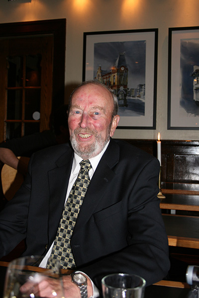 Hilde's dear uncle Eilert Eilertsen, who opened the exhibition. 