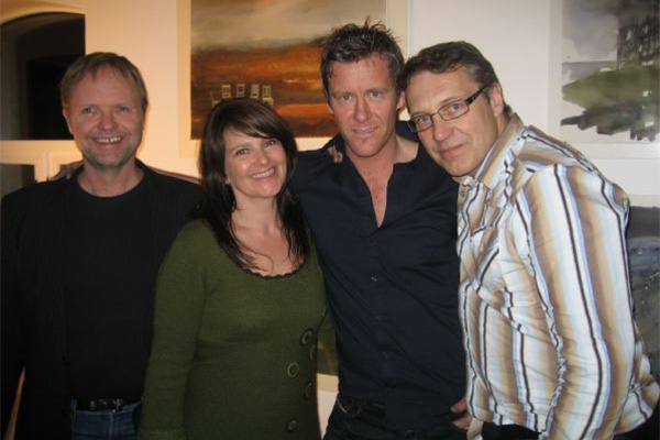 Stig Ove Sivertsen, Hilde Eilertsen Sletvold, Morten Gjul and Per Vikan are very pleased with the opening. 