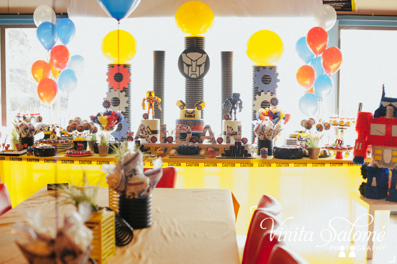 Transform themed birthday party by GK Moments