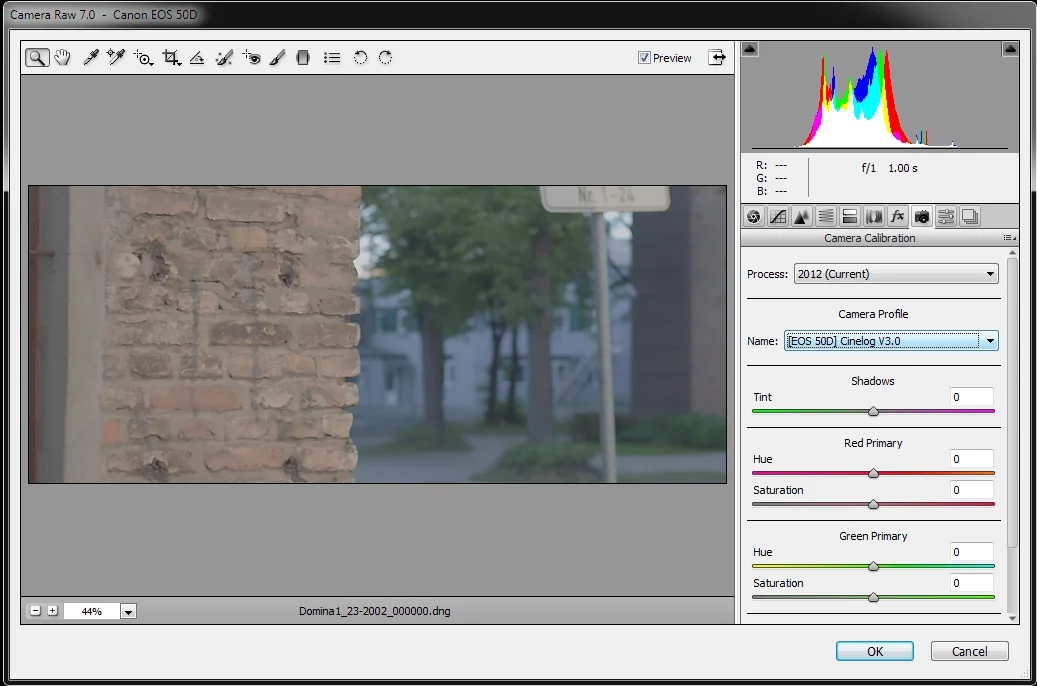 Select the Cinelog v3.0 profile