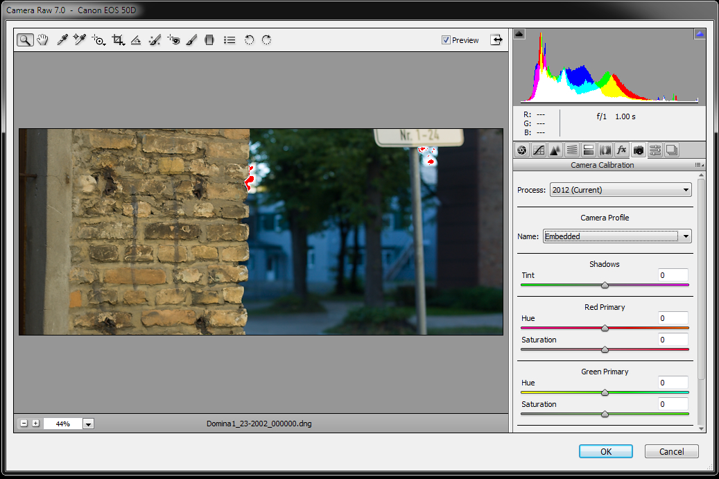 Highlight clipping indicated