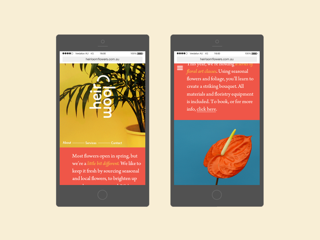 Website; mobile