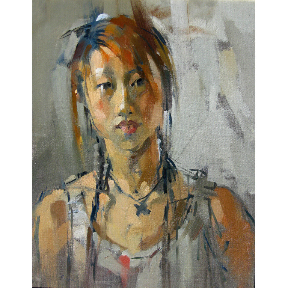 Lin Shan, 2004, 16x20, oil on linen