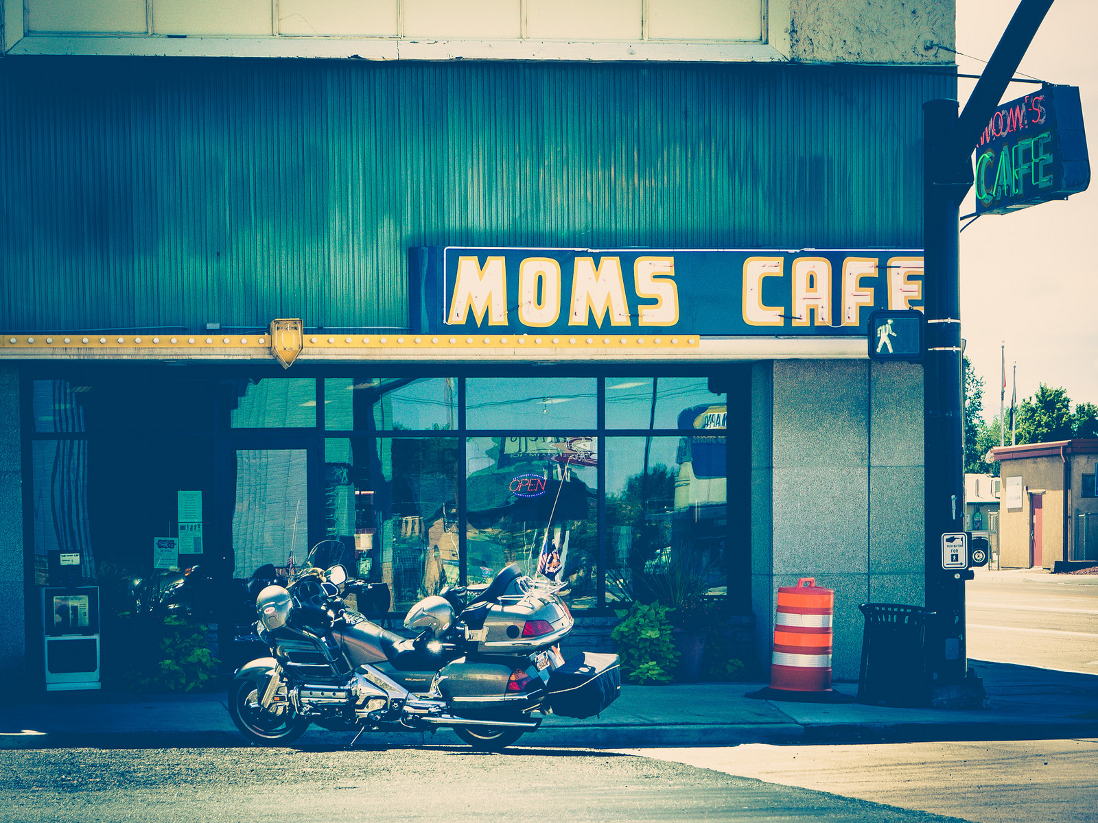 Mom's & motorcyle