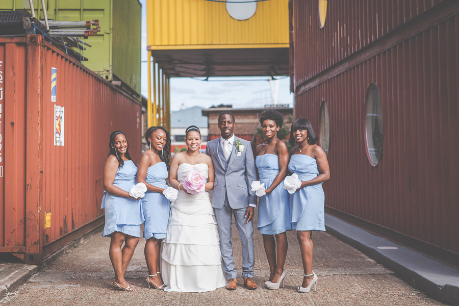 alternative wedding photographer at Trinity buoy wharf