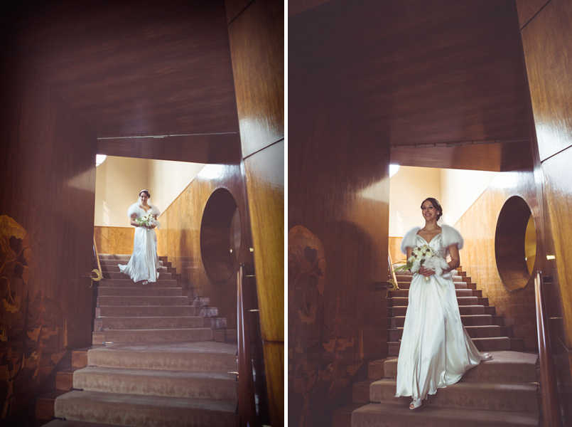 Arrival of the bride at Eltham Palace