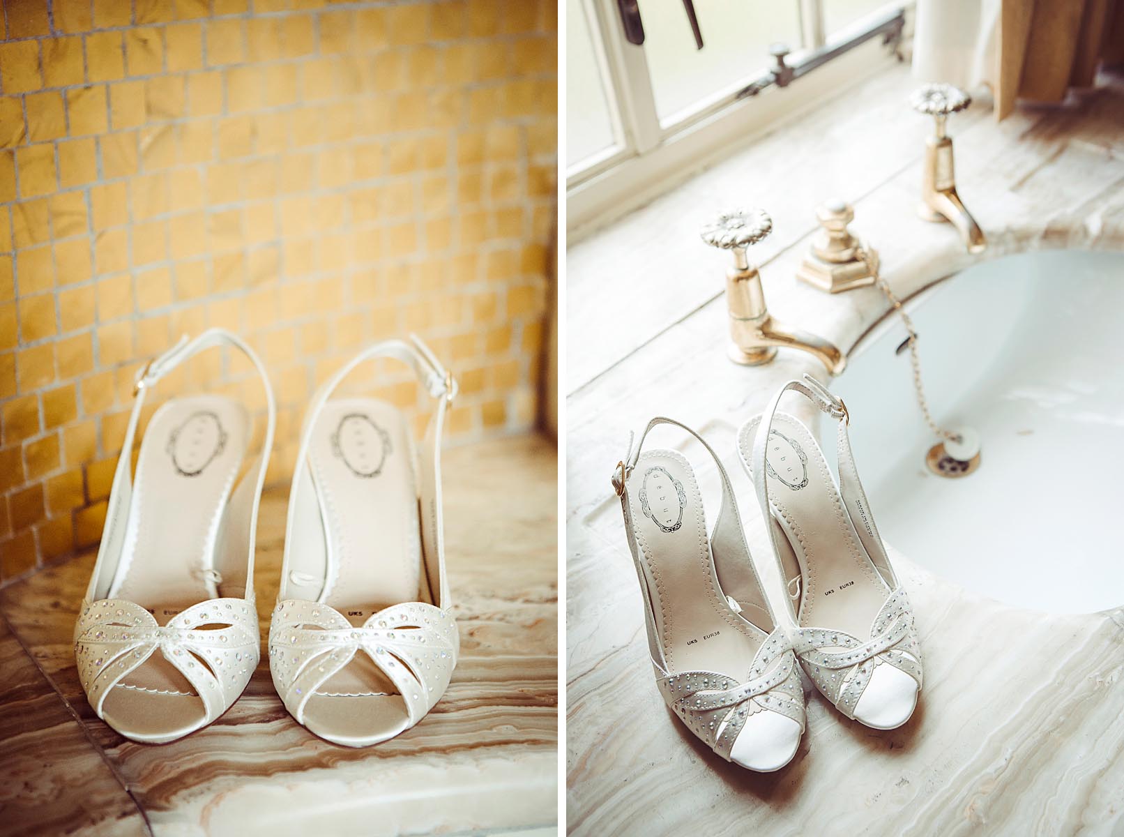 wedding shoes at Eltham Palace