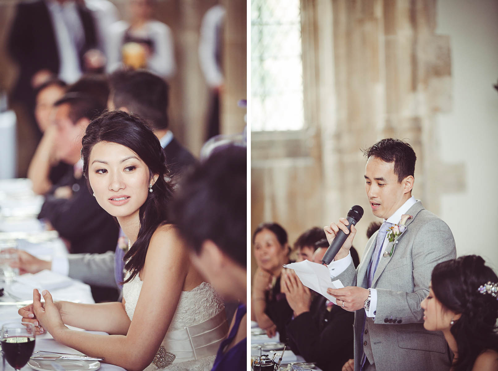 Grooms speech in The Great Hall