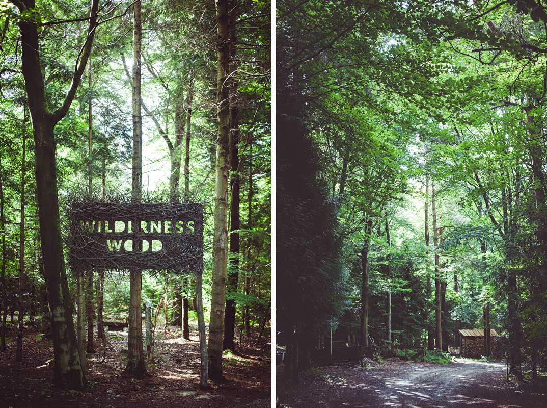 Wilderness wood wedding venue