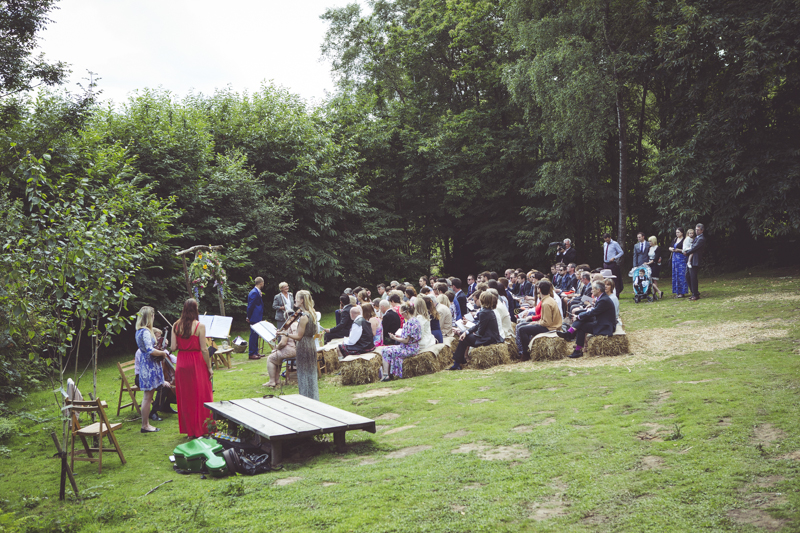 outdoor wedding ceremony