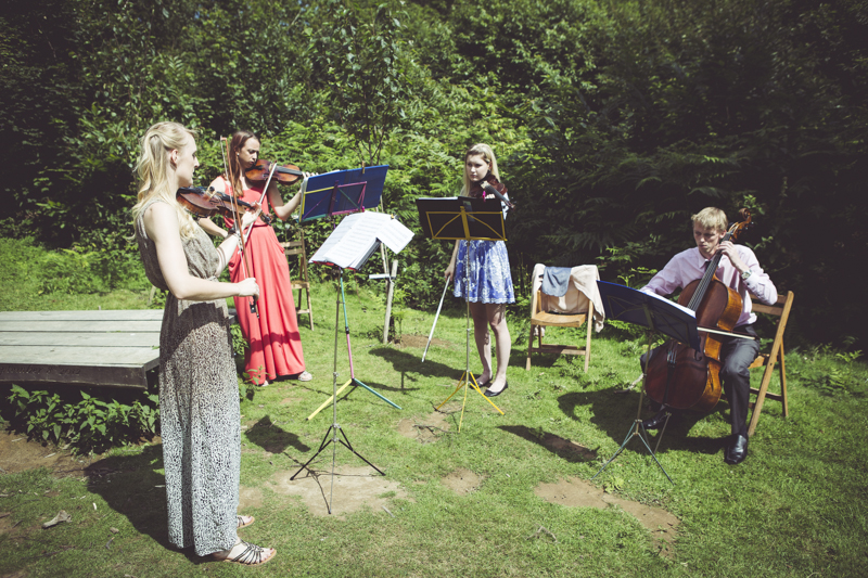 wedding in a forest