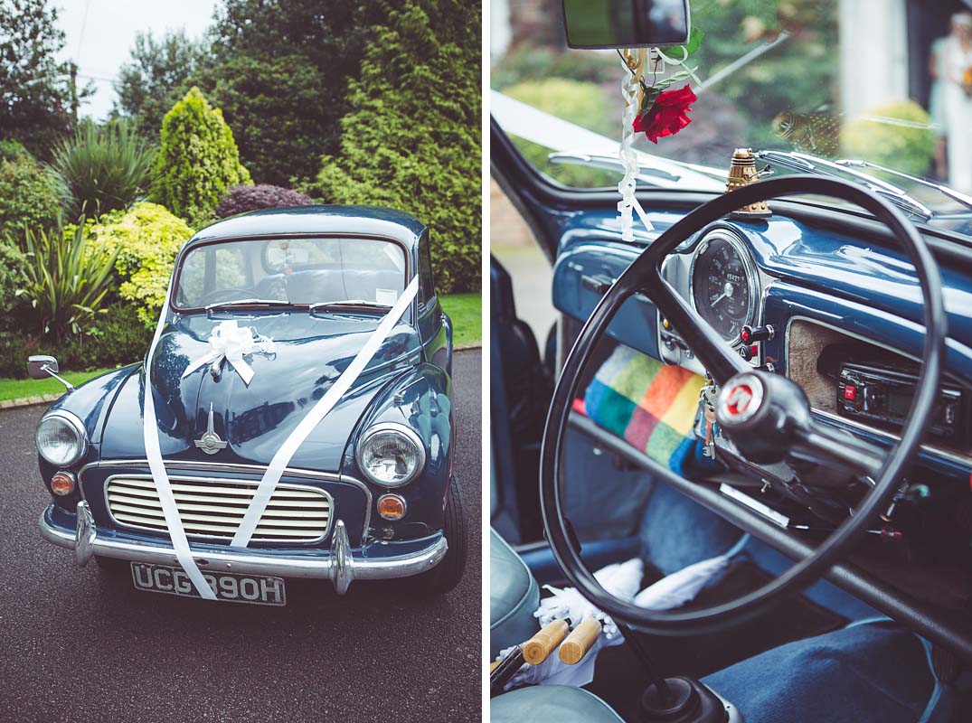 Morris Minor Wedding car