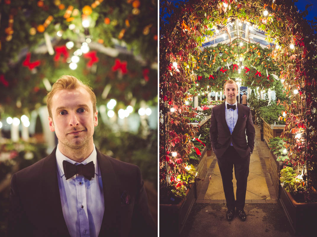 Photographs of the groom