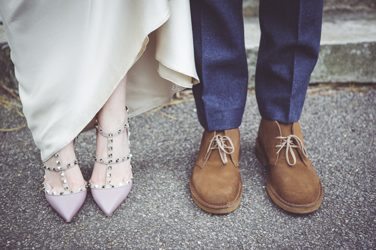Bride and Groom's shoes