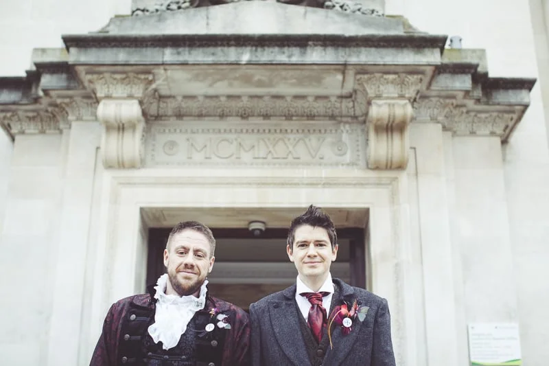 Groom with best man