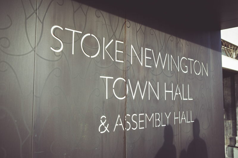 Wedding at Stoke Newington Town hall