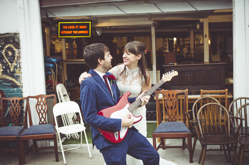 Rock and Roll wedding photos