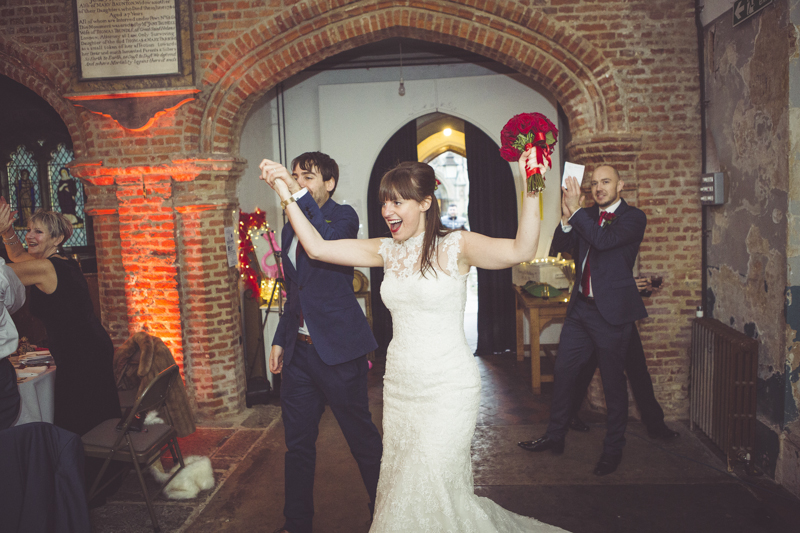 Entrance of the bride and groom