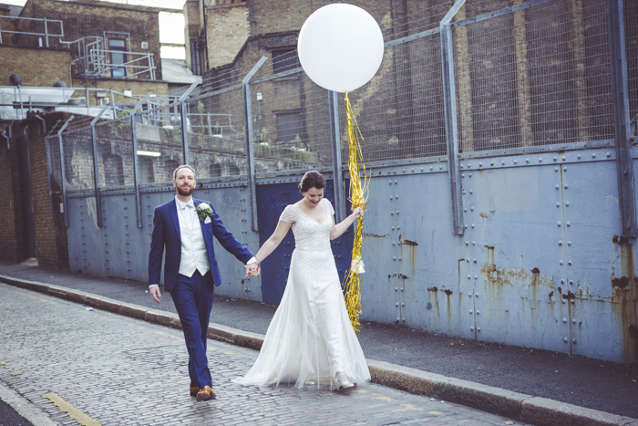 Urban wedding in london