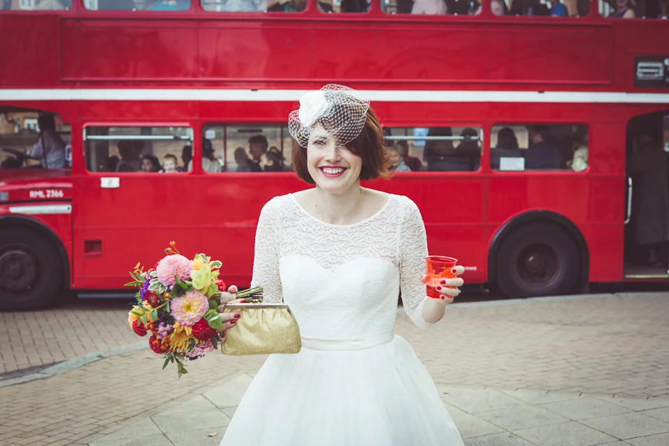 Dani and Marks' Balham Bowls Club wedding