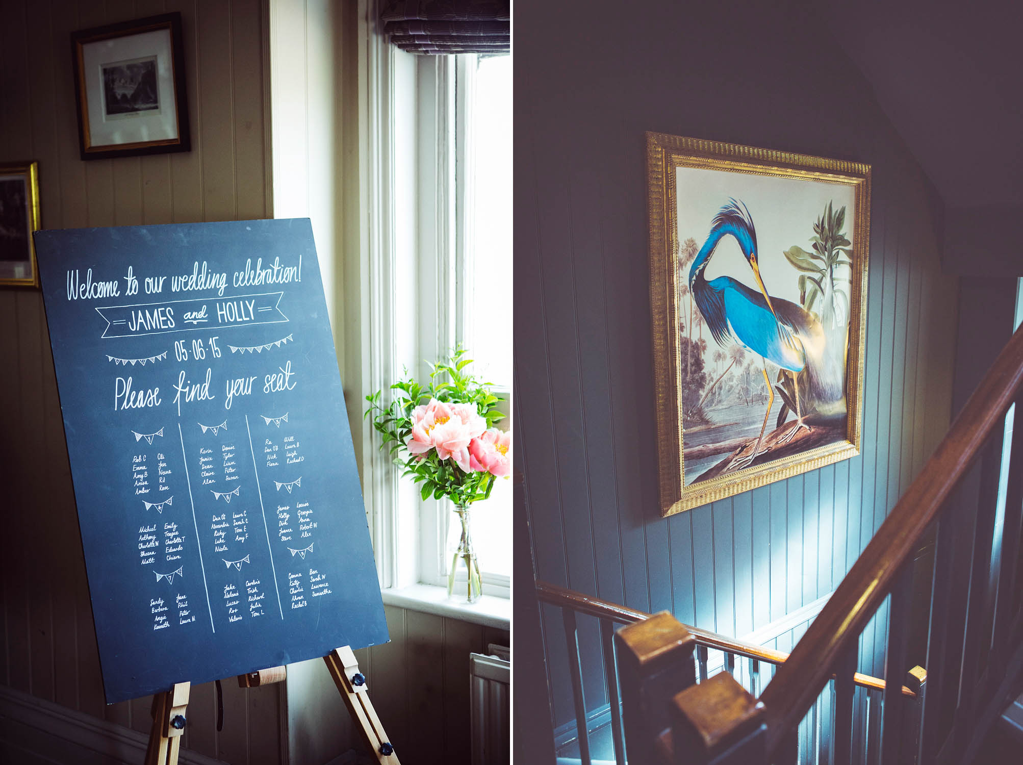 Table plan at the rosendale pub