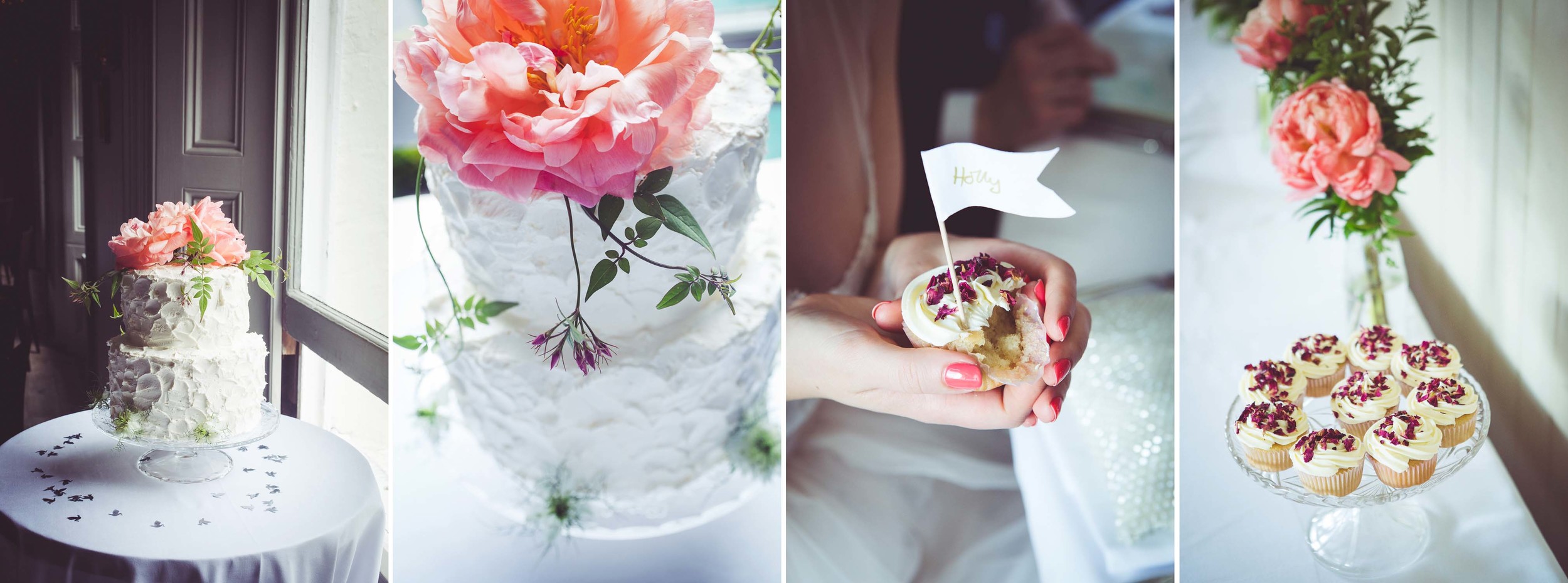 bohemian wedding cake