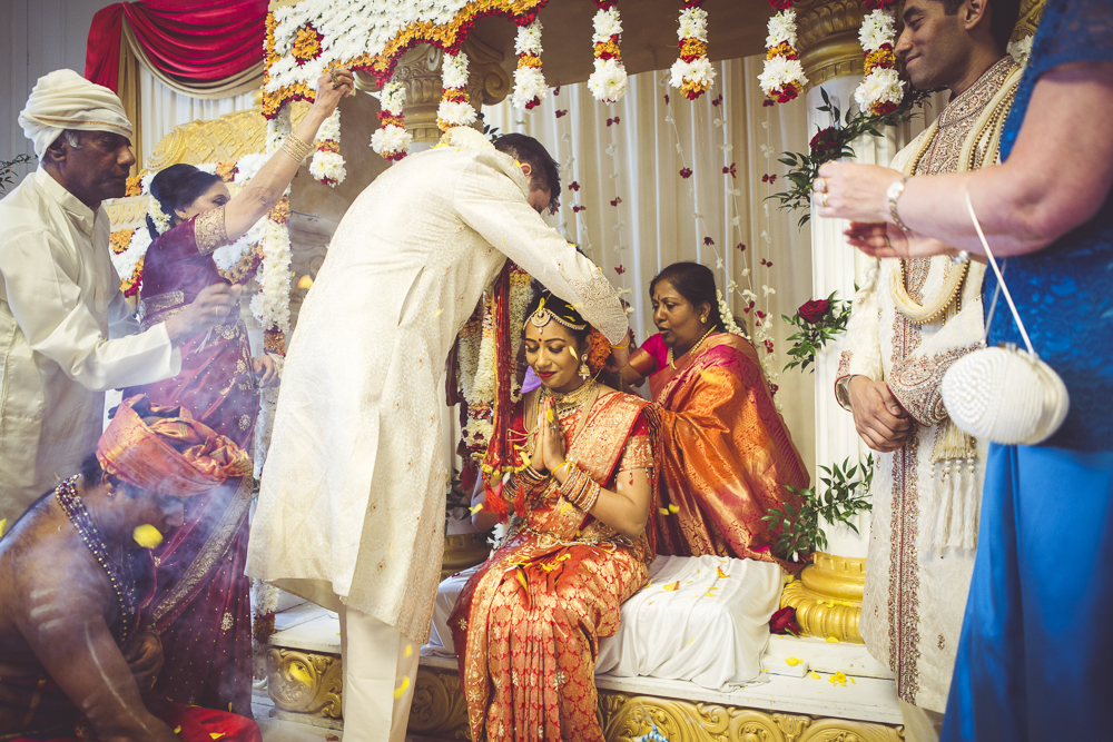 exchange of garlands