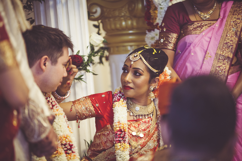 London groom and bride