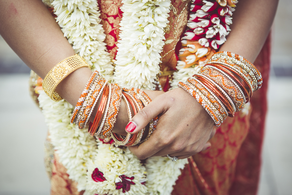 Brides hands