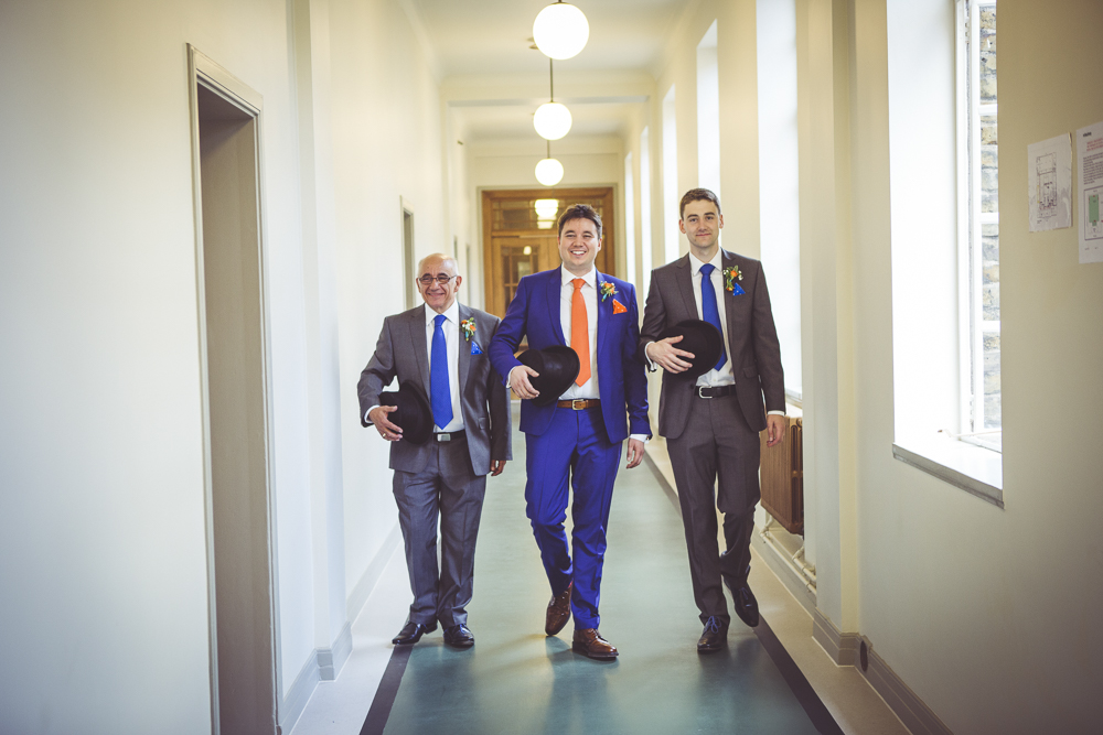 Groom and groomsmen