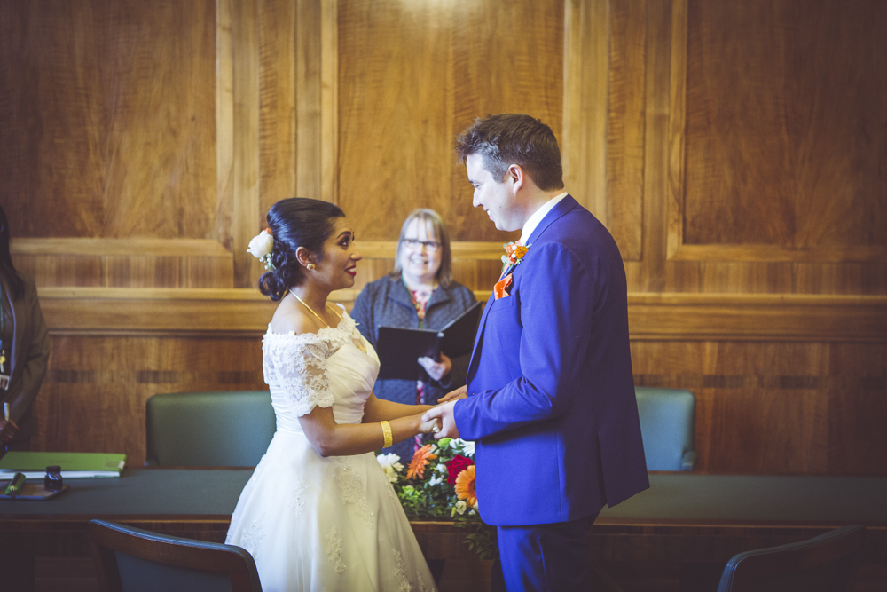 Rhys and Thubeena tie the knot